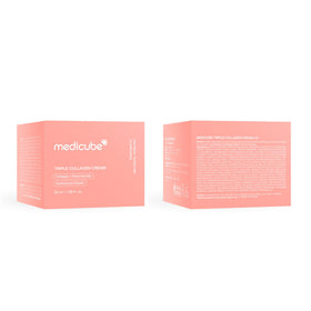 medicube lifestyle on bathroom vanity promoting daily routine