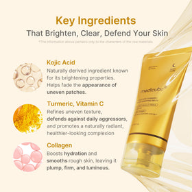 medicube applying mask with silicone brush for even coverage and mess-free use