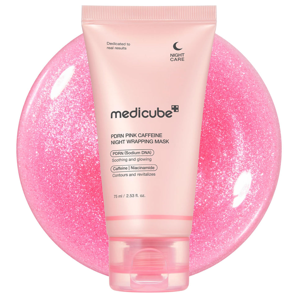 medicube front packaging showing product name and jar benefits