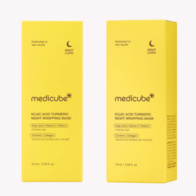 medicube jar styled on bathroom shelf showing how it fits into nightly routines