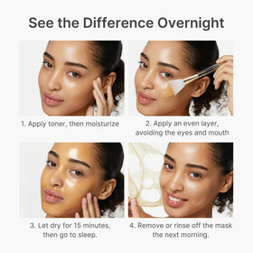 medicube peeling off mask in morning revealing smoother skin and refreshed glow