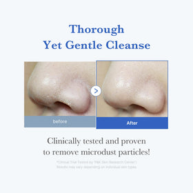 medicube cleanser low-foam texture closeup showing soft lather and gentle cleansing