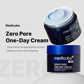 medicube close-up cream texture emphasizing lightweight absorption and smooth finish