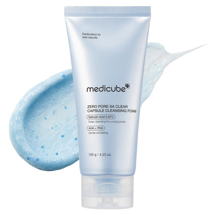 medicube front packaging showing cleanser and clear branding for easy identification