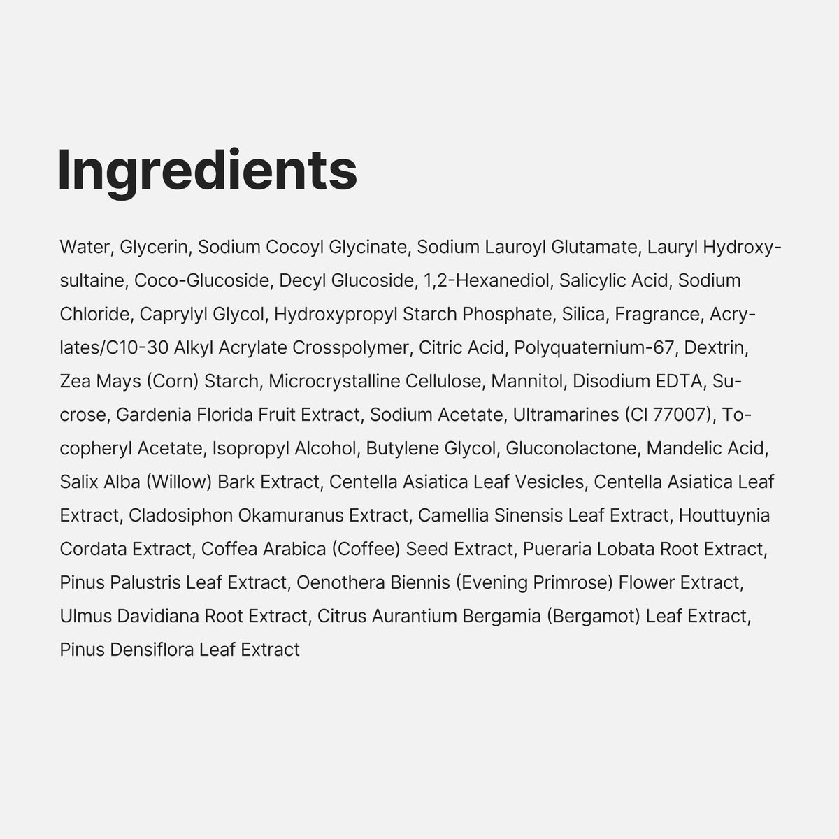 medicube product next to common items showing 4.23 oz size and scale
