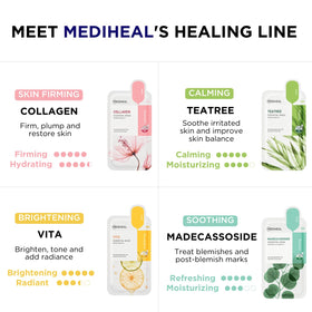 MEDIHEAL collagen serum close-up showing rich texture for instant plumping