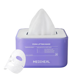 MEDIHEAL front packaging showing 30-sheet daily mask and clear benefits