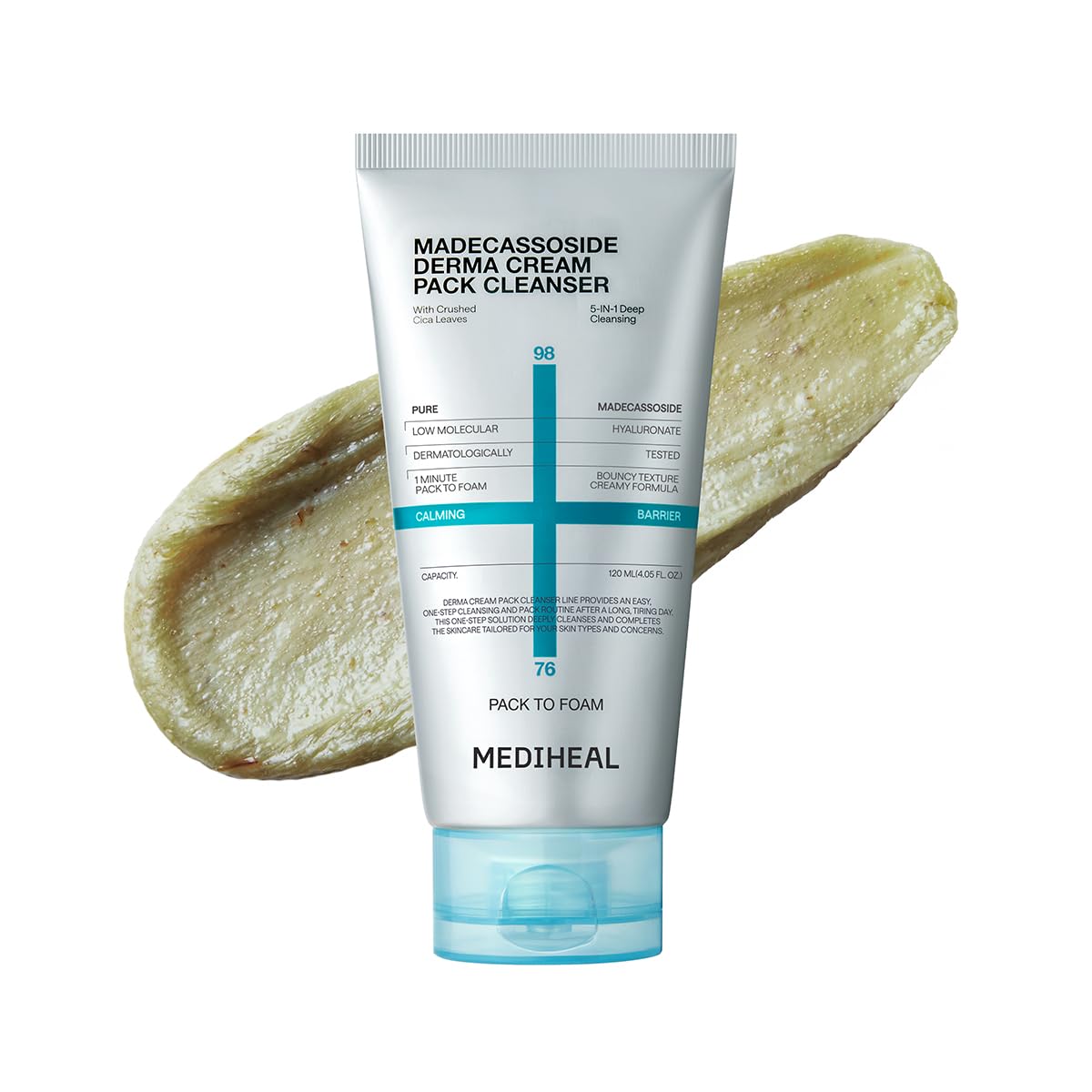 MEDIHEAL front tube showing packaging and clear purpose