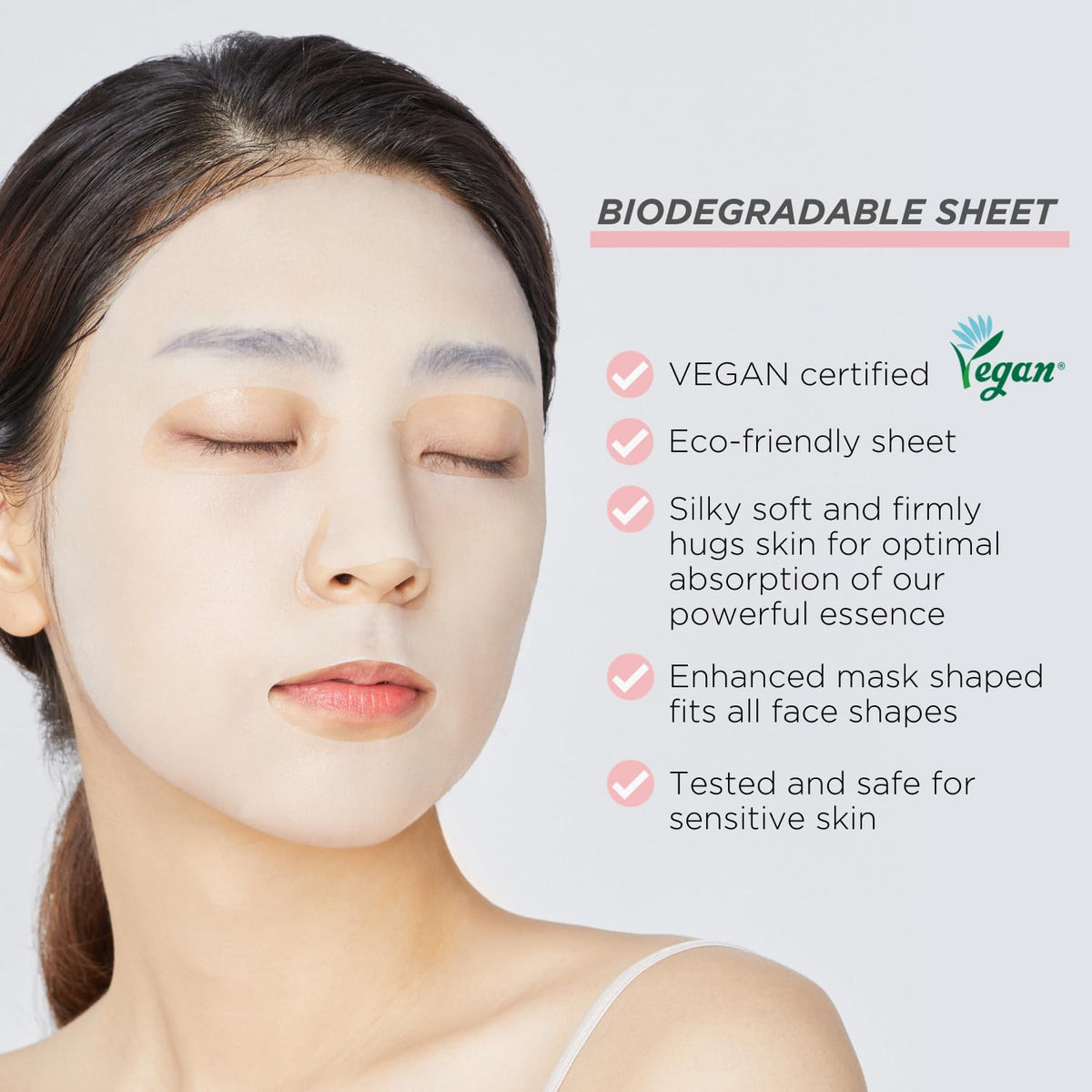 MEDIHEAL essence dripping from sheet illustrating hydration delivery