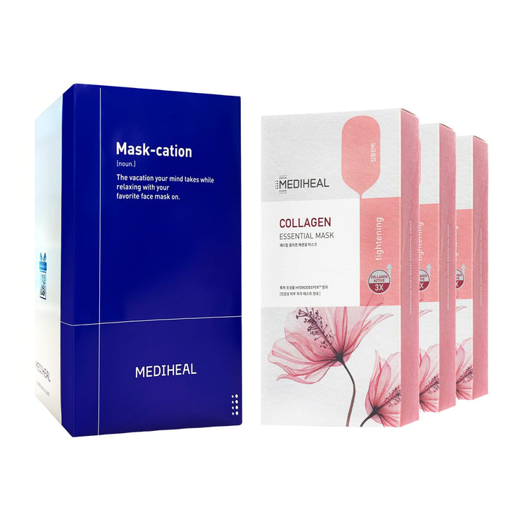 MEDIHEAL front box packaging showing 30-count value and benefits