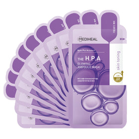 MEDIHEAL front packaging showing 10-sheet box and product name for clear identification and benefits