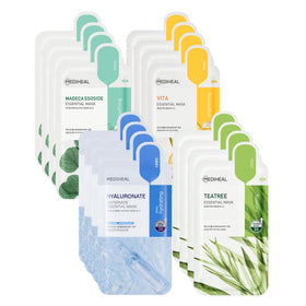 MEDIHEAL front packaging showing 16-pack and ingredient labels for convenient gifting