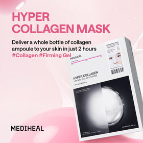 MEDIHEAL hydrogel close-up texture illustrating cooling adherence
