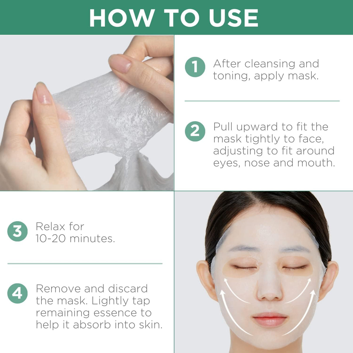 MEDIHEAL FSC certified box with soy‑ink print highlighting eco benefits