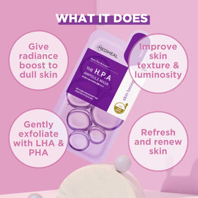 MEDIHEAL close-up of mask fabric texture demonstrating soft Tencel and secure essence retention benefit