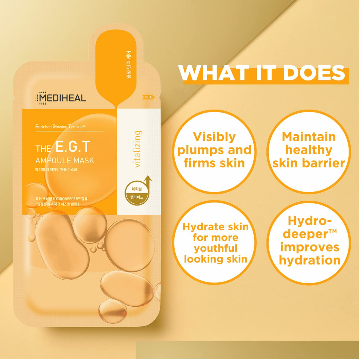 MEDIHEAL close-up of biodegradable sheet texture for improved absorption