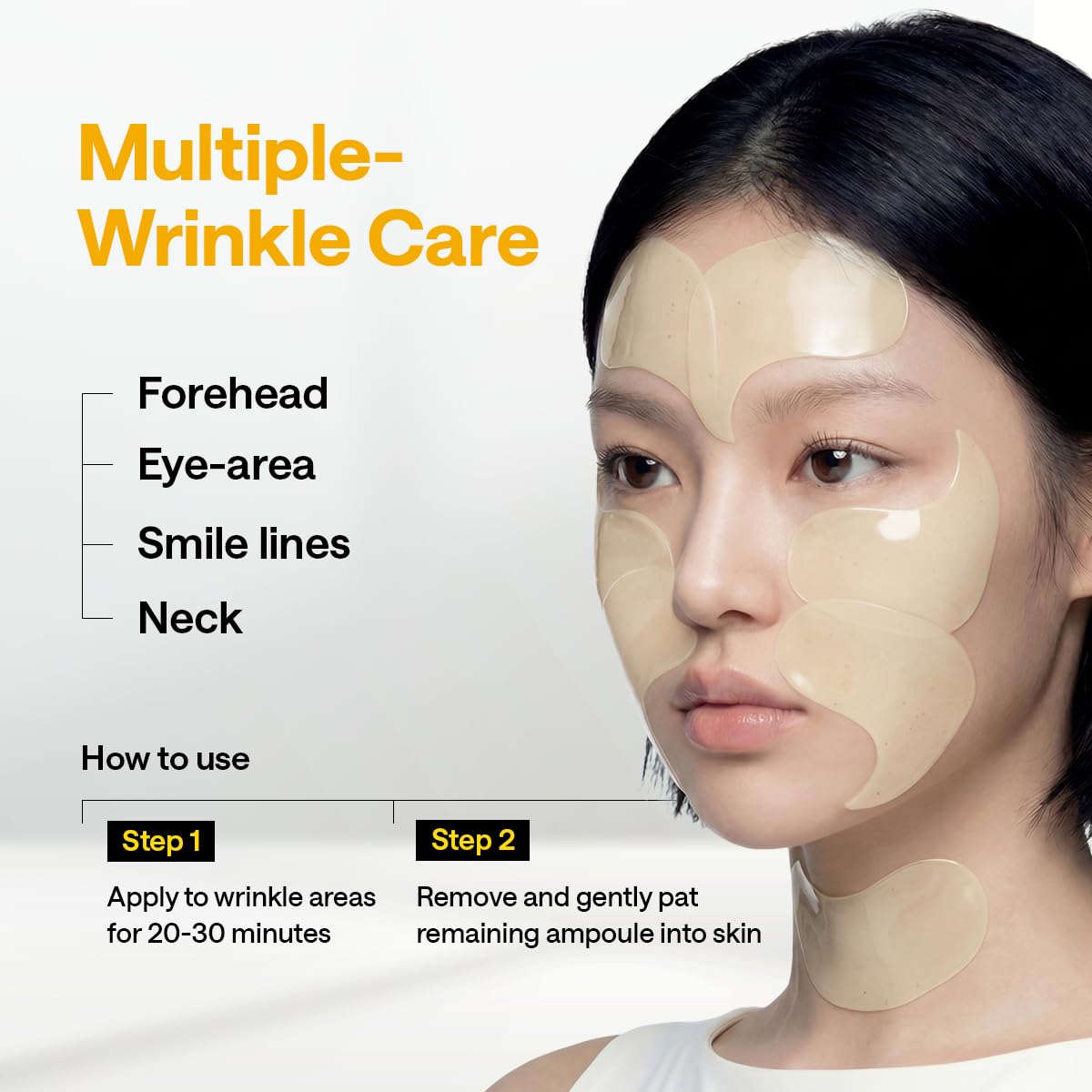 MEDIHEAL back label with ingredients list showing clinical and gentle formulation