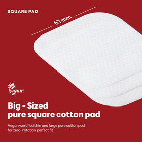 MEDIHEAL pad being used on face to remove dead skin and refine texture
