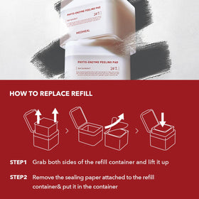 MEDIHEAL refill bundle arranged to show value and sustainability benefit