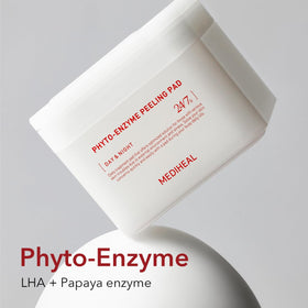 MEDIHEAL pad applied to nose highlighting sebum control benefit