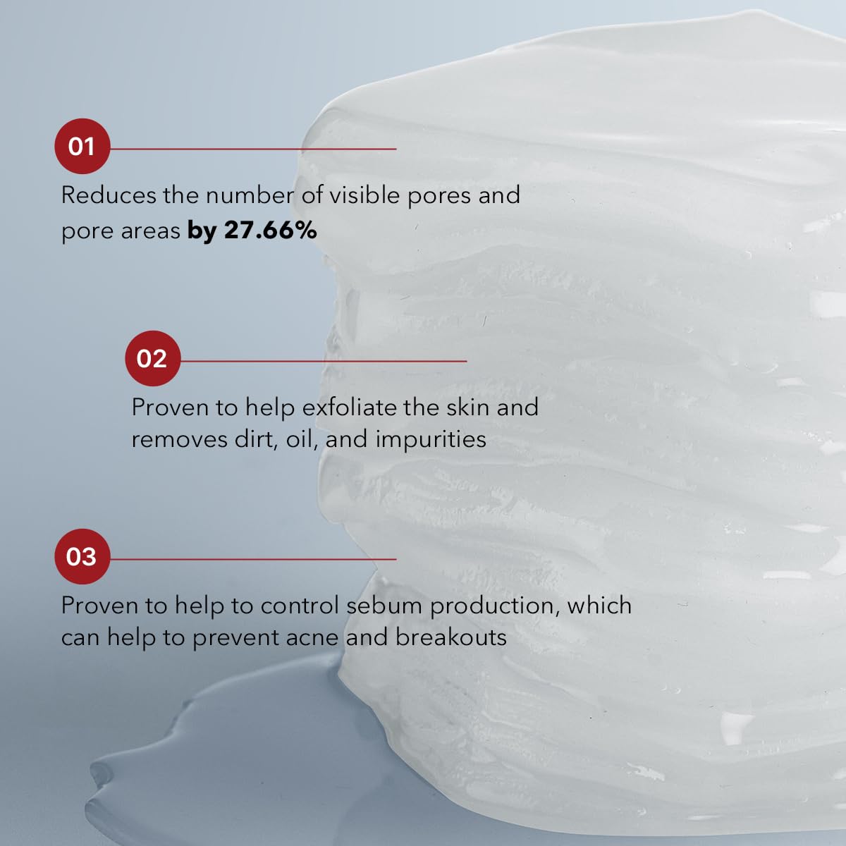 MEDIHEAL pad pressed to cheek showing targeted pore care benefit