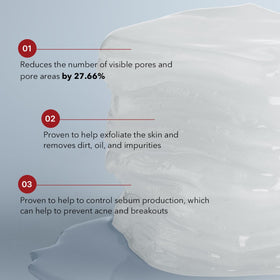 MEDIHEAL pad pressed to cheek showing targeted pore care benefit