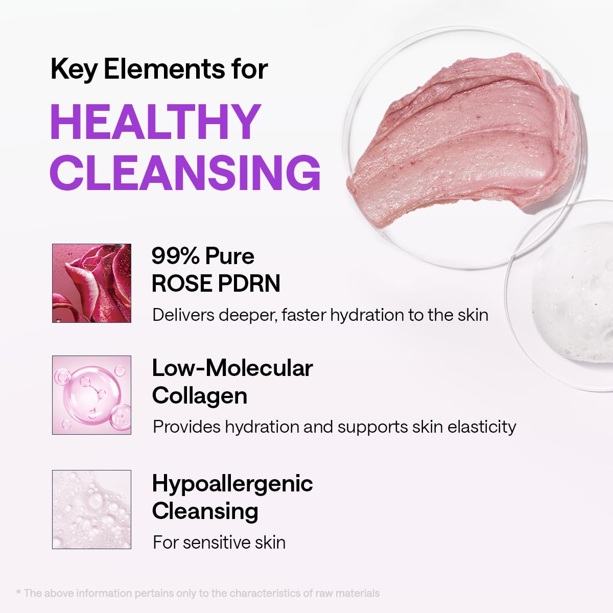 MEDIHEAL jar with visible rose petals indicating natural ingredient touch