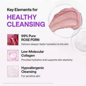 MEDIHEAL jar with visible rose petals indicating natural ingredient touch