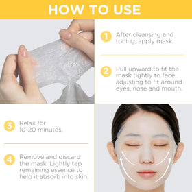 MEDIHEAL unboxed display of ten sheets showing quantity and packaging