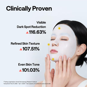 MEDIHEAL sheet edge close-up showing snug fit and reduced serum waste