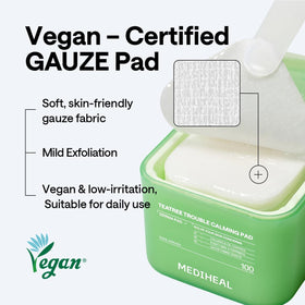 MEDIHEAL pad in hand for scale showing portable single-use convenience