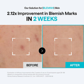 MEDIHEAL pad being swept across cheek to show gentle application and soothing