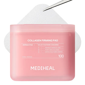 MEDIHEAL front packaging showing 100-count pads and clear benefit