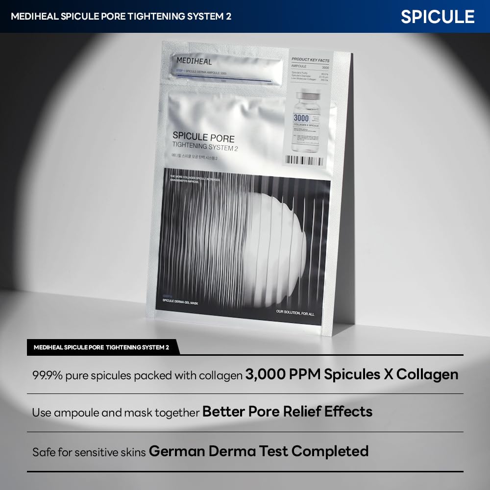 MEDIHEAL serum applied on face demonstrating targeted pore treatment