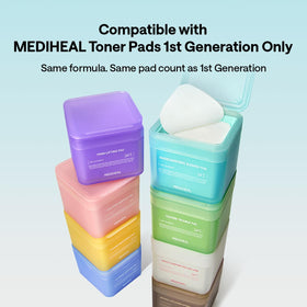 MEDIHEAL close-up of soft gauze texture highlighting gentle coverage benefit