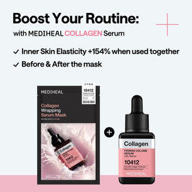 MEDIHEAL mask applied on face demonstrating snug fit and targeted coverage