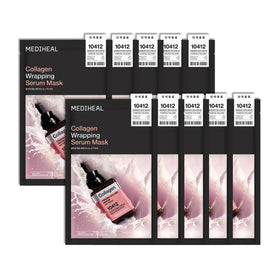 MEDIHEAL front packaging of firming volume mask showcasing product benefits