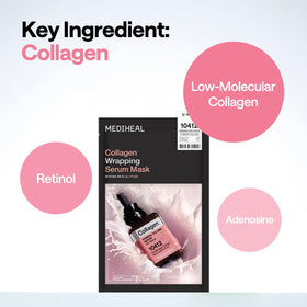 MEDIHEAL mask paired with Firming Volume Serum to illustrate synergistic use