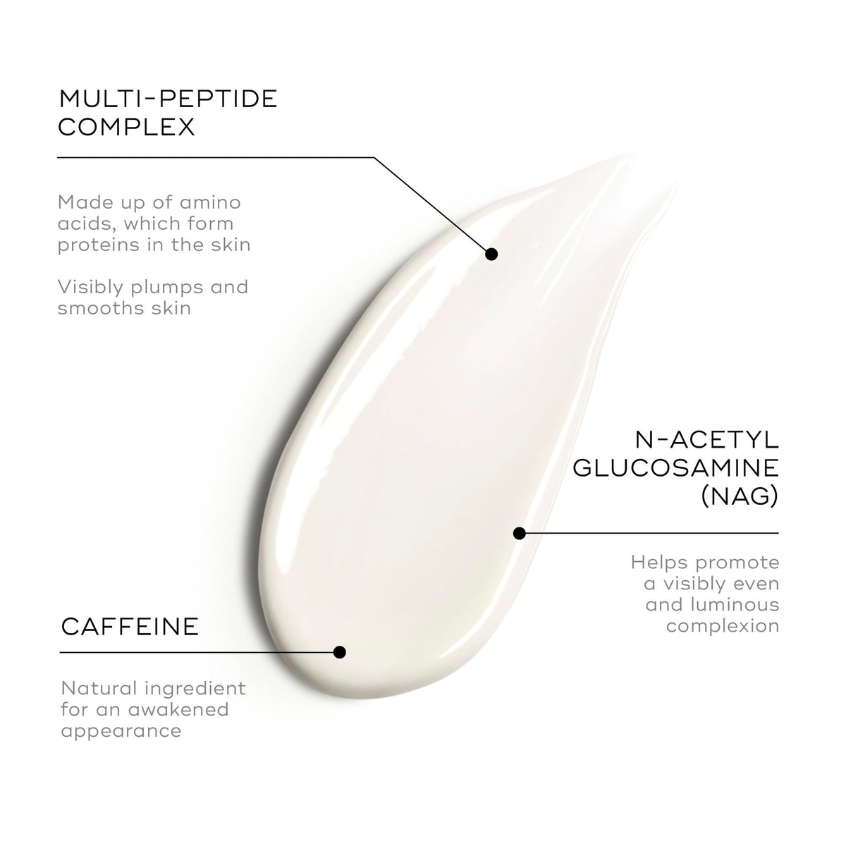 medik8 close-up texture swirl showing lightweight cream for quick absorption and hydration