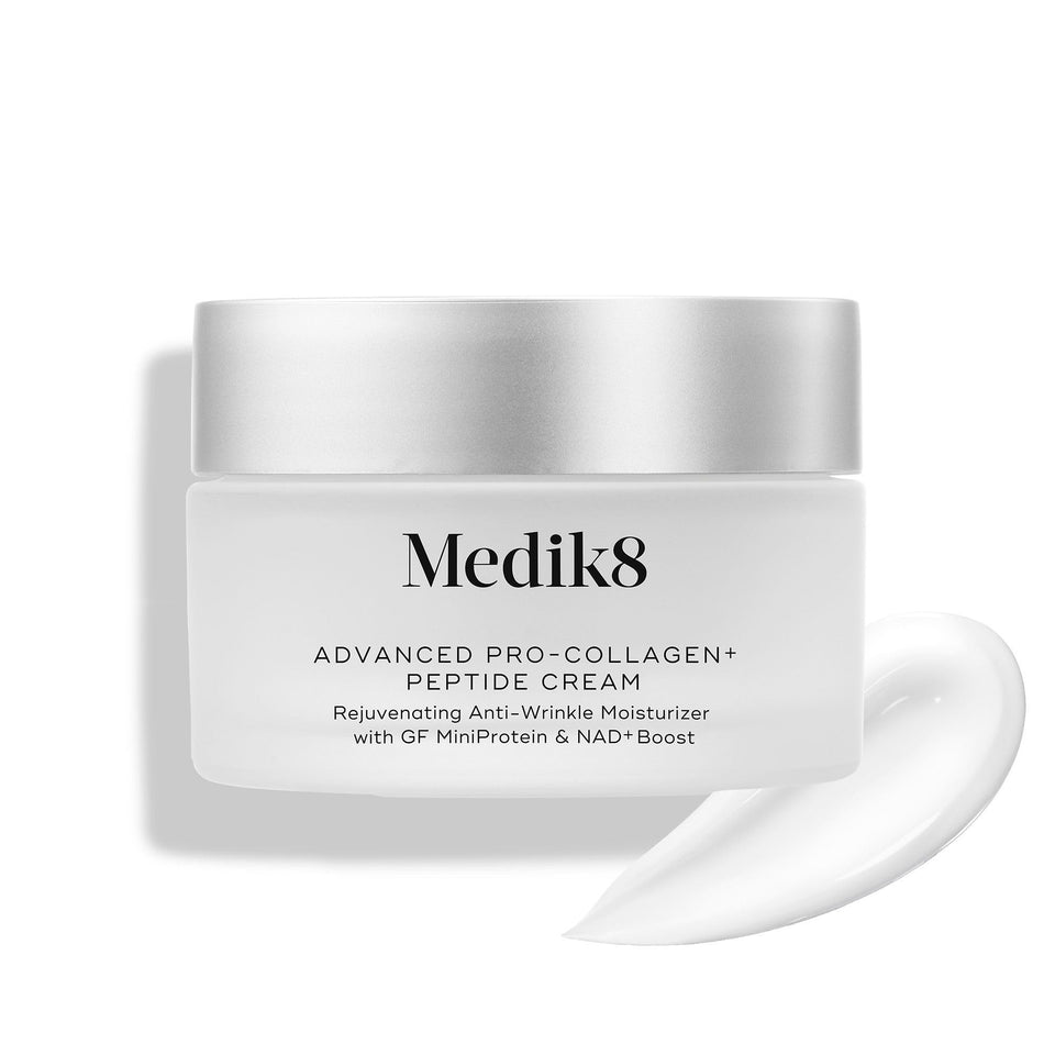 Medik8 front packaging showing clean design and product benefit