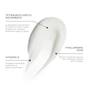 Medik8 cream being applied on hand to show spreadability and fast absorption