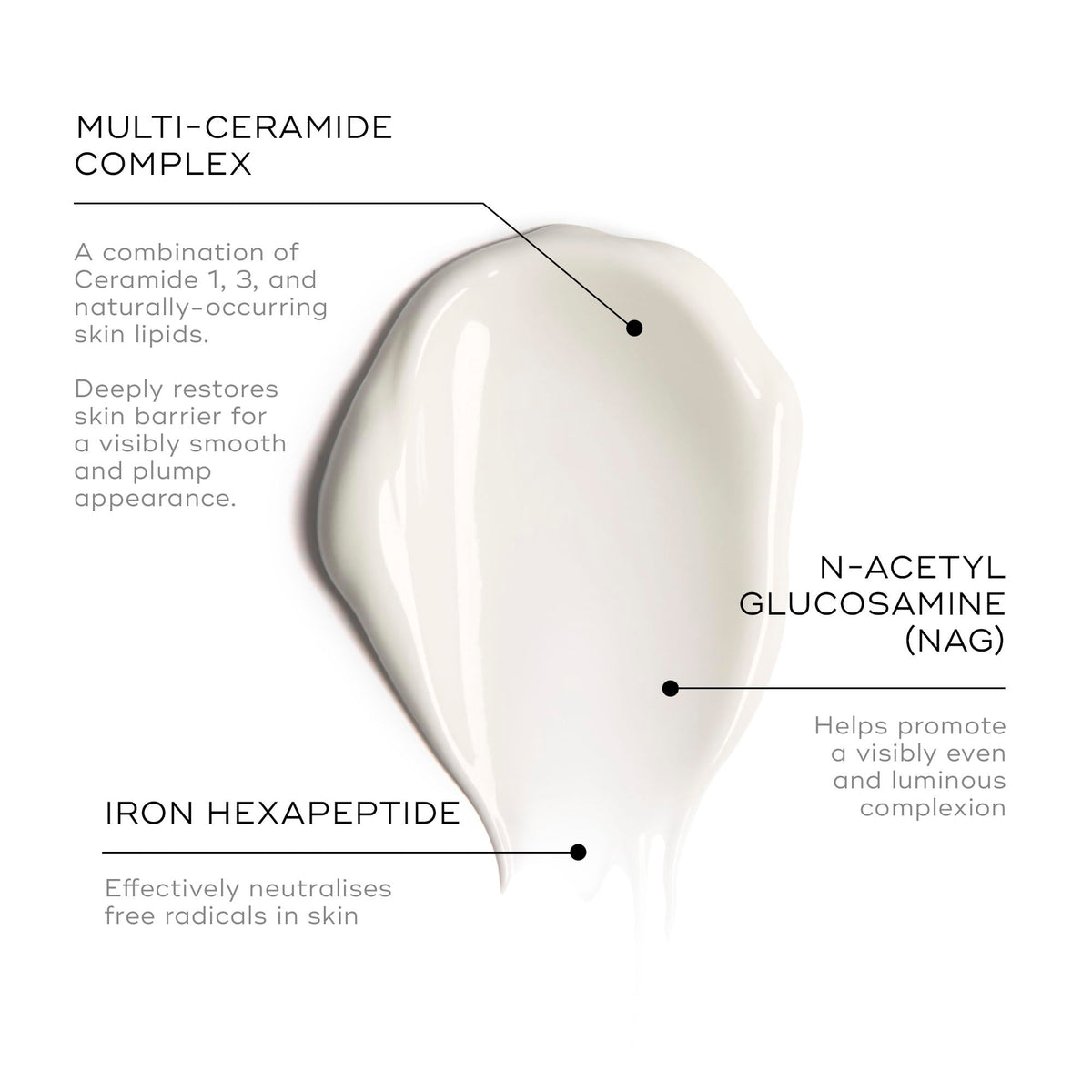 Medik8 cream texture close-up highlighting silky finish and deep hydration