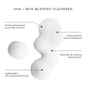Medik8 foamy lather in hand demonstrating gentle cleansing and effective oil removal benefits
