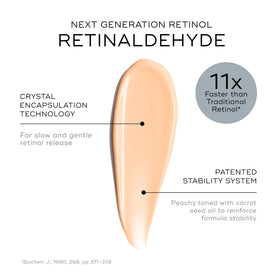Medik8 Crystal Retinal 6 pump and label detail highlighting dosage control and safety