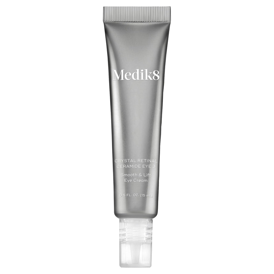 Medik8 front packaging of Crystal Retinal Ceramide Eye showing product label and tube
