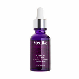 Medik8 front bottle view showing sleek serum packaging and brand clarity