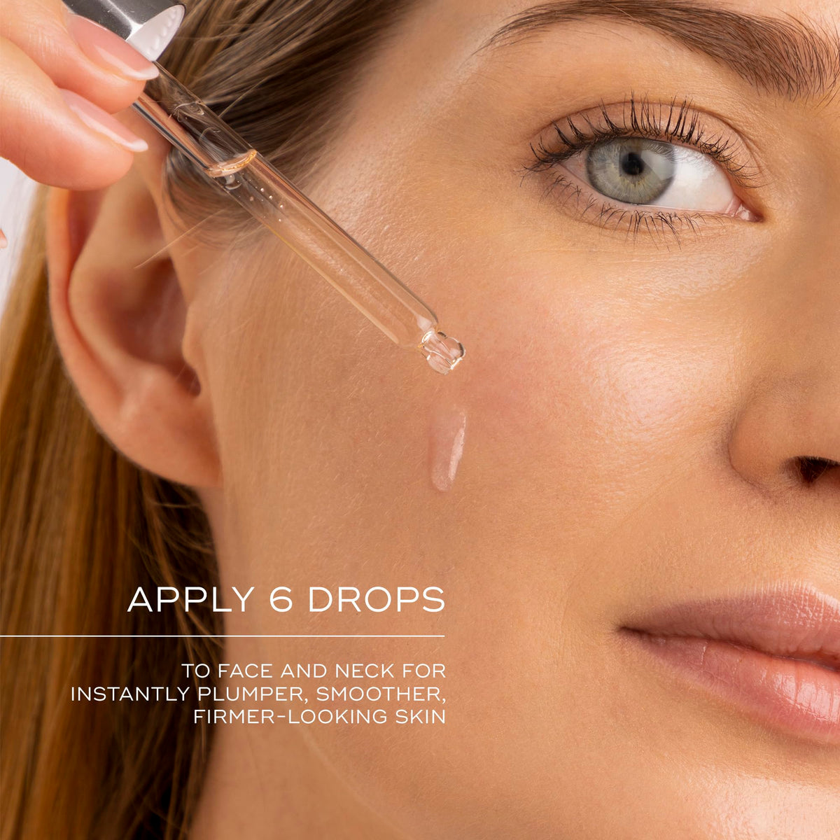 Medik8 close-up of serum texture demonstrating lightweight hydrating finish