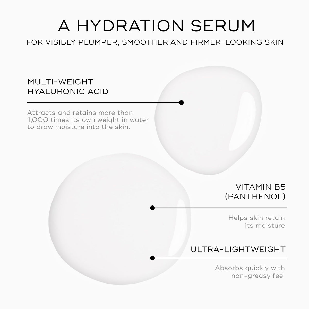 Medik8 Hydr8 B5 clear serum droplet highlighting silky texture