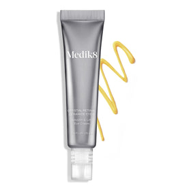 Medik8 label close-up revealing key ingredients and safety testing