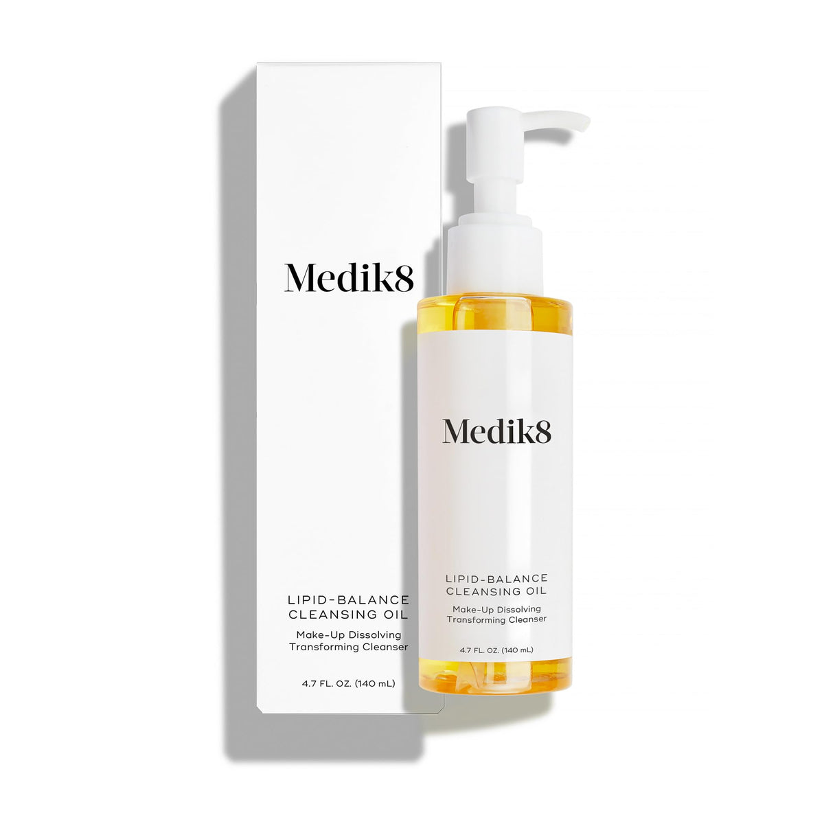 Medik8 bottle on bathroom counter in routine setting conveying daily use benefit